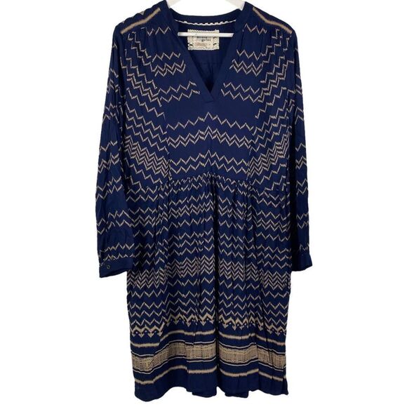 Anthropologie Holding Horses Farica Print Dress size Medium - Picture 1 of 7